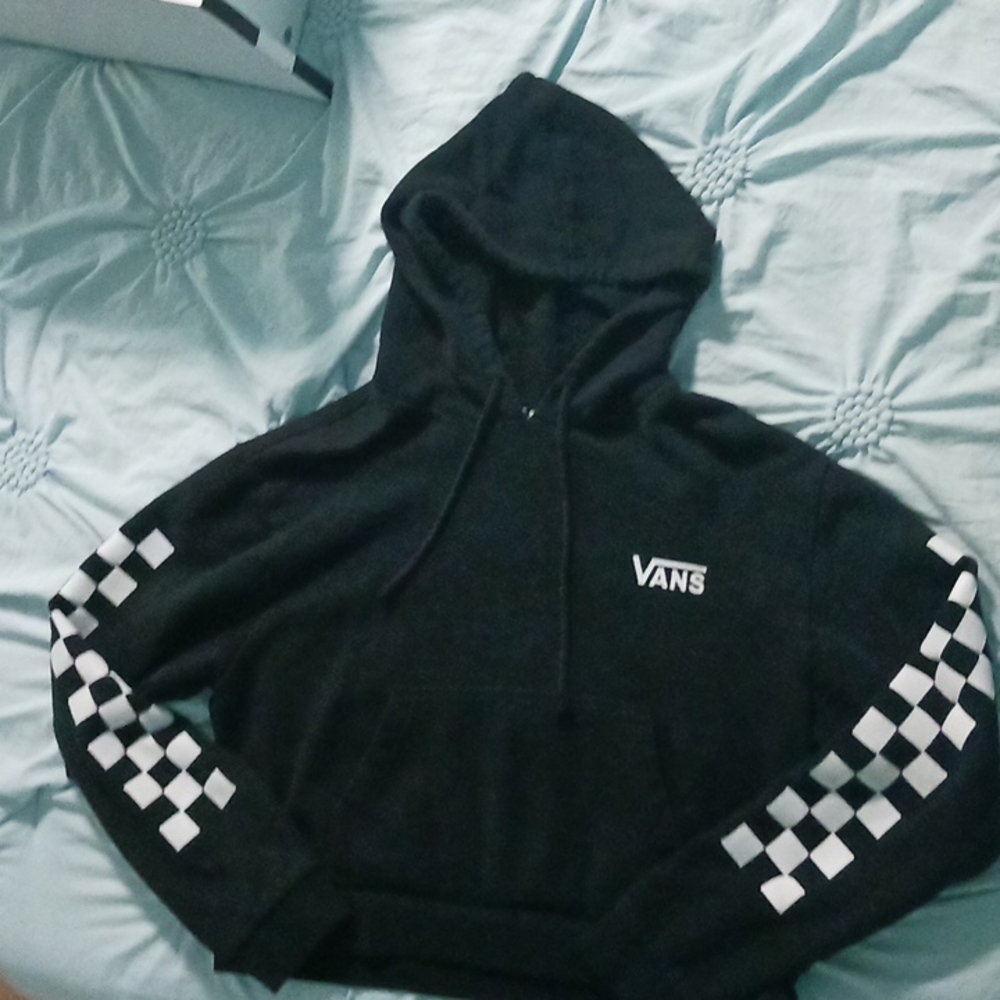 Vans Checkered Black Hoodie